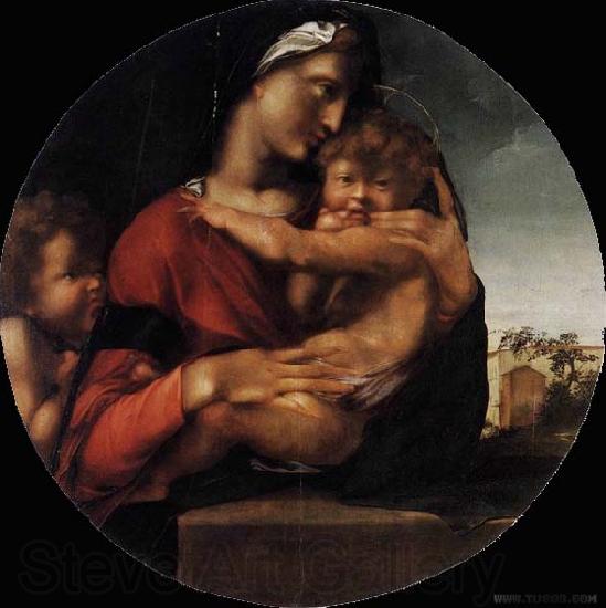 BERRUGUETE, Alonso Madonna and Child with the Young St John France oil painting art